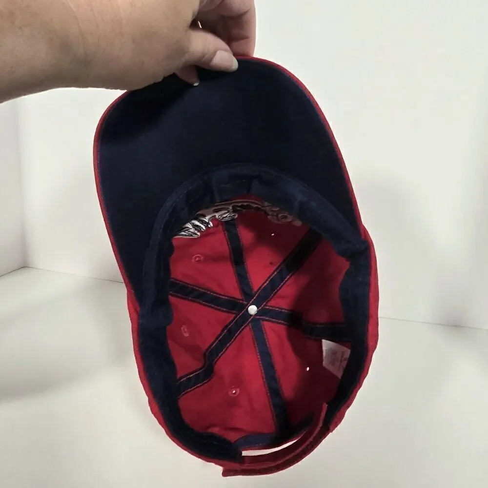 Disney Mickey‎ Mouse All Star #28 Baseball Hat Youth Size Large Red Adjustable